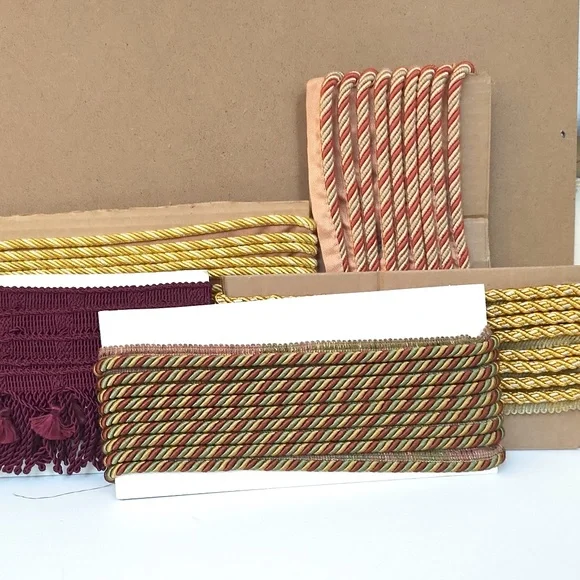 28 Yds. Upholstery Cording Twist Lip Cord New Sewing Trims Grouping - Picture 7 of 7